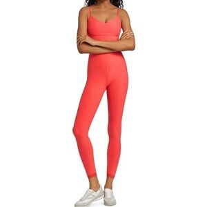 Beyond Yoga Allure Space Dye Lace Trim Leggings NWOT